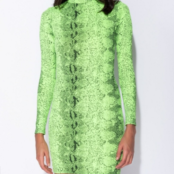 High Neck Bodycon Dress - Picture 3 of 3